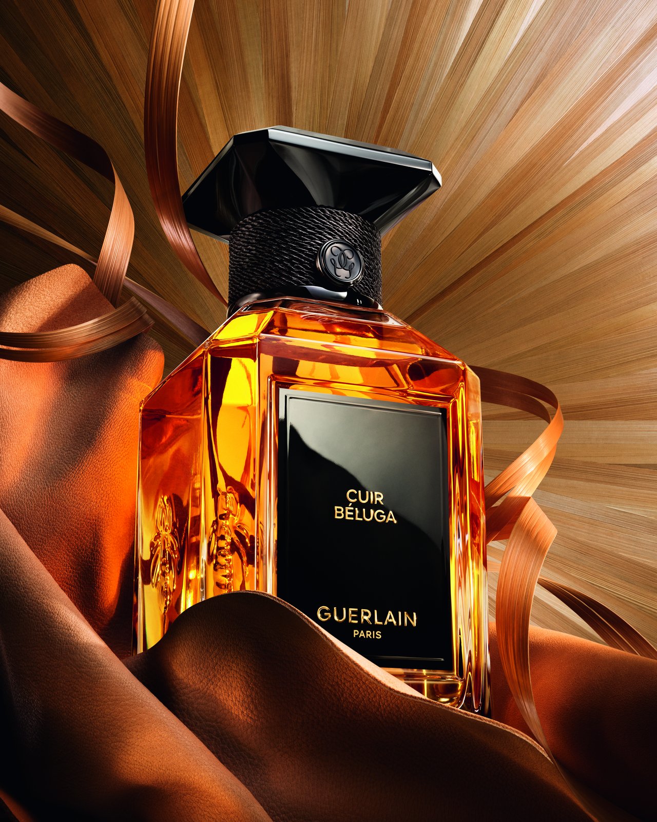 Cuir Beluga bottle, Guerlain L'Art et la Matière, official image