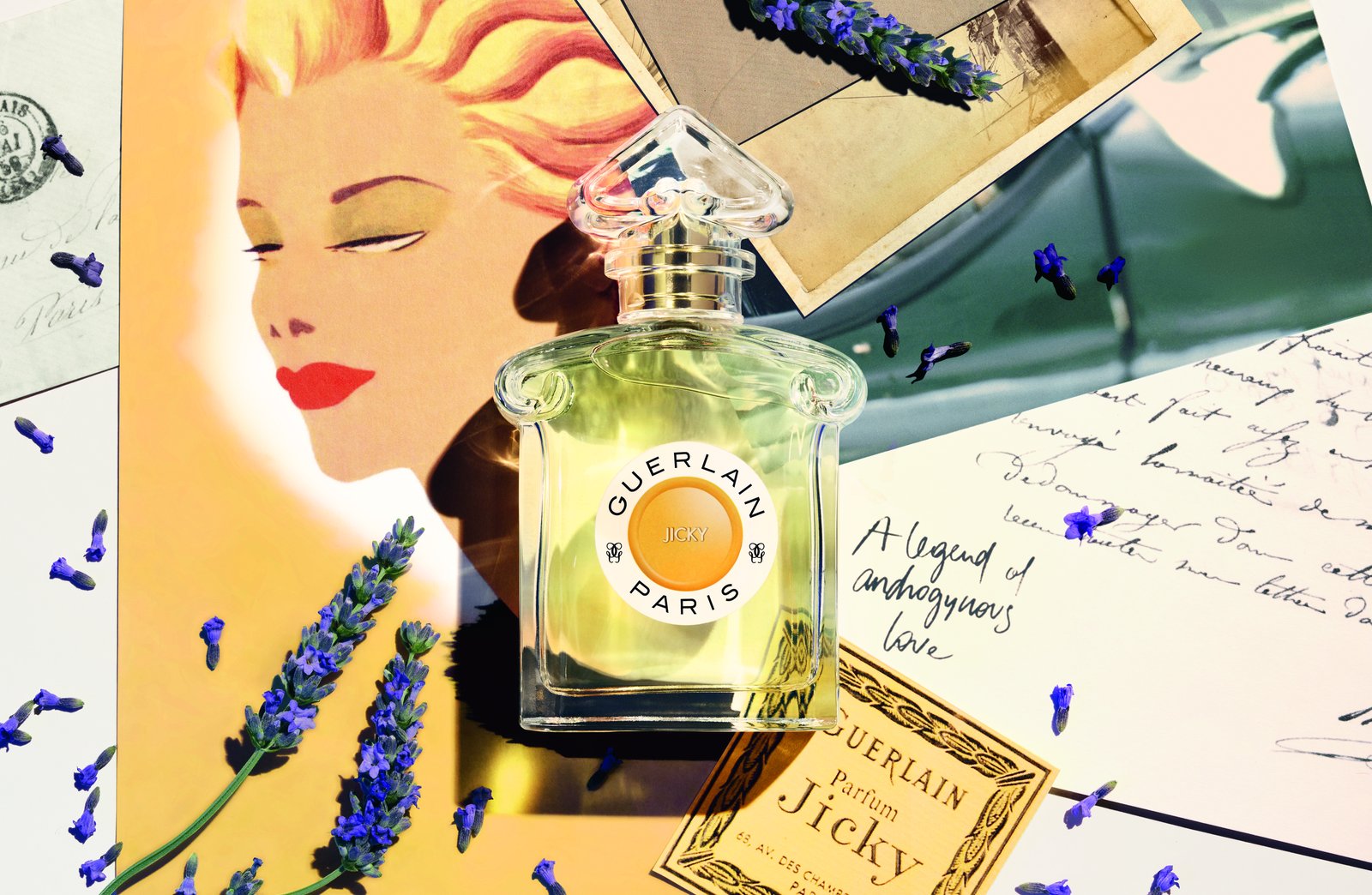 Jicky by Guerlain, heritage illustration