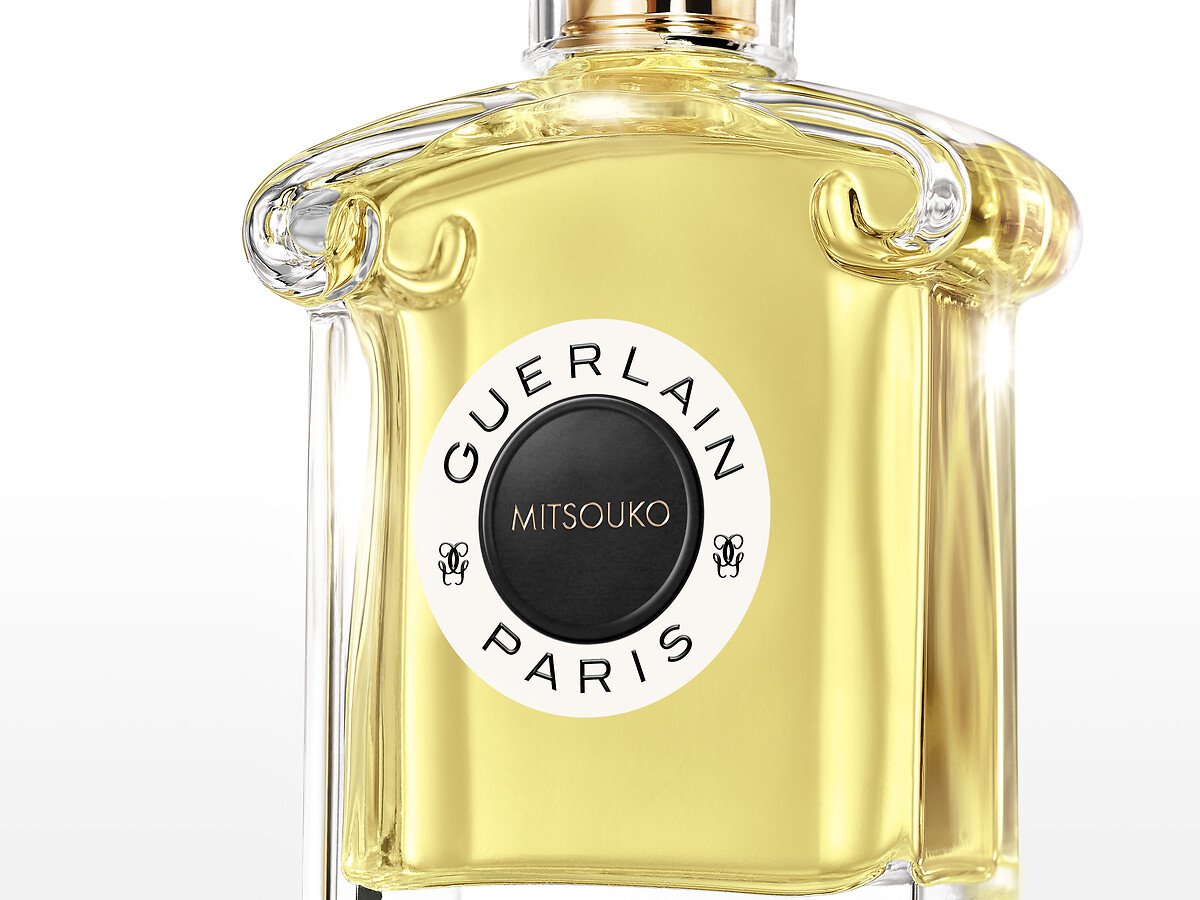 Guerlain Mitsouko (1919), official close-up, landmark chypre perfume