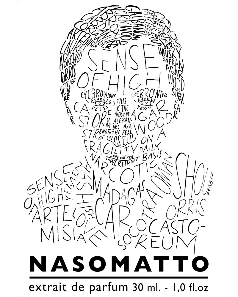 Nasomatto, illustration officielle de marque