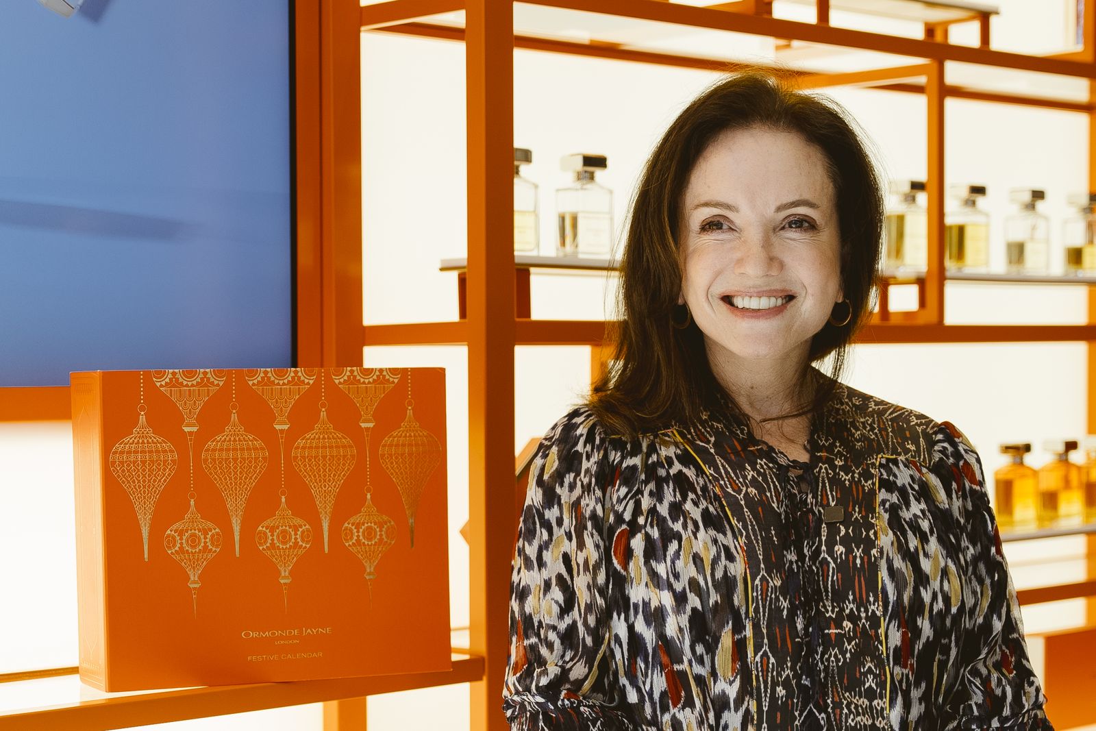 Linda Pilkington, founder of Ormonde Jayne, in the house's London boutique